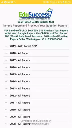 Play Maths(XII) - CBSE 10 Year Solved Papers [2008-19] as an online game Maths(XII) - CBSE 10 Year Solved Papers [2008-19] with UptoPlay